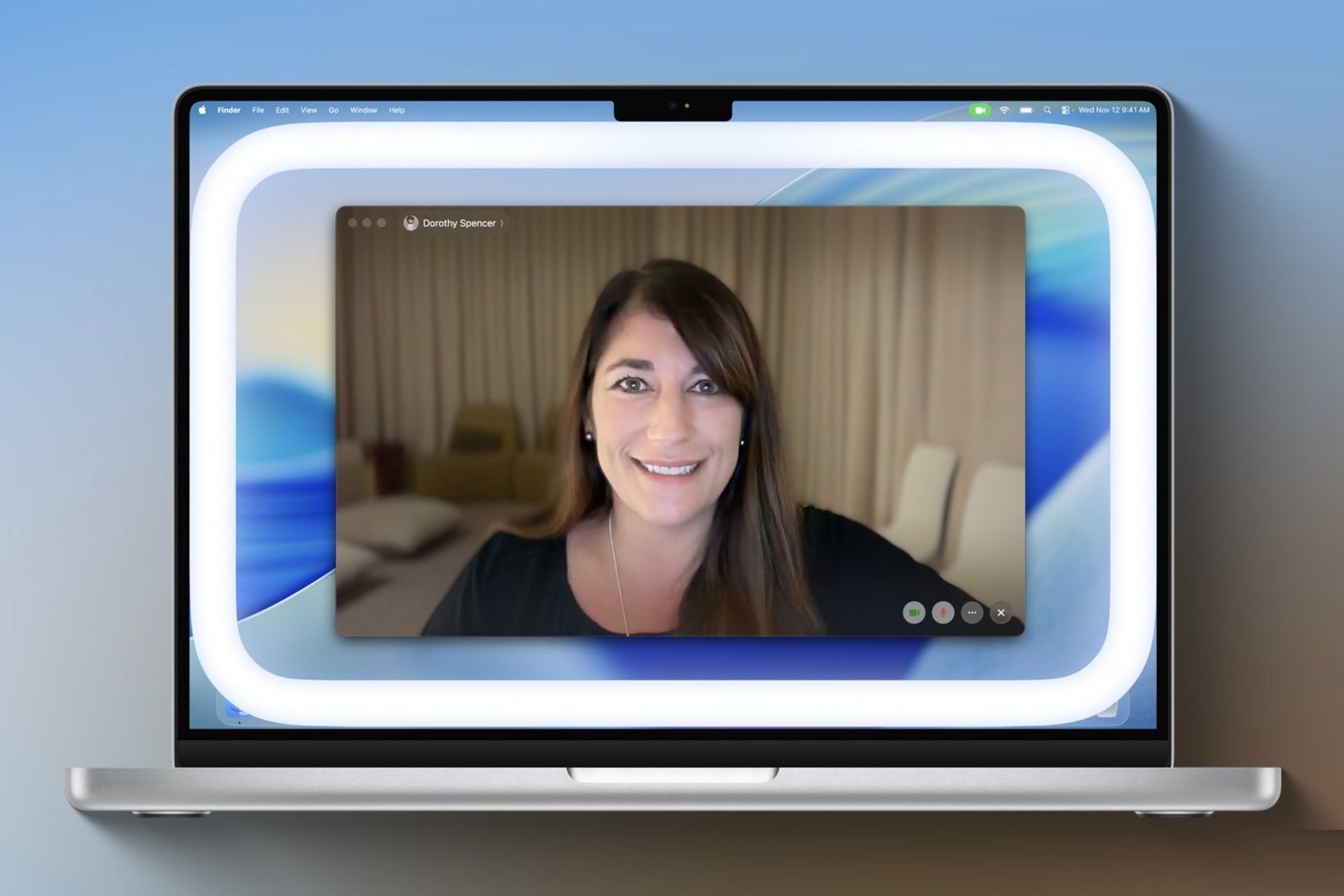 قابلیت Edge Light در MacOS لپ تاپ