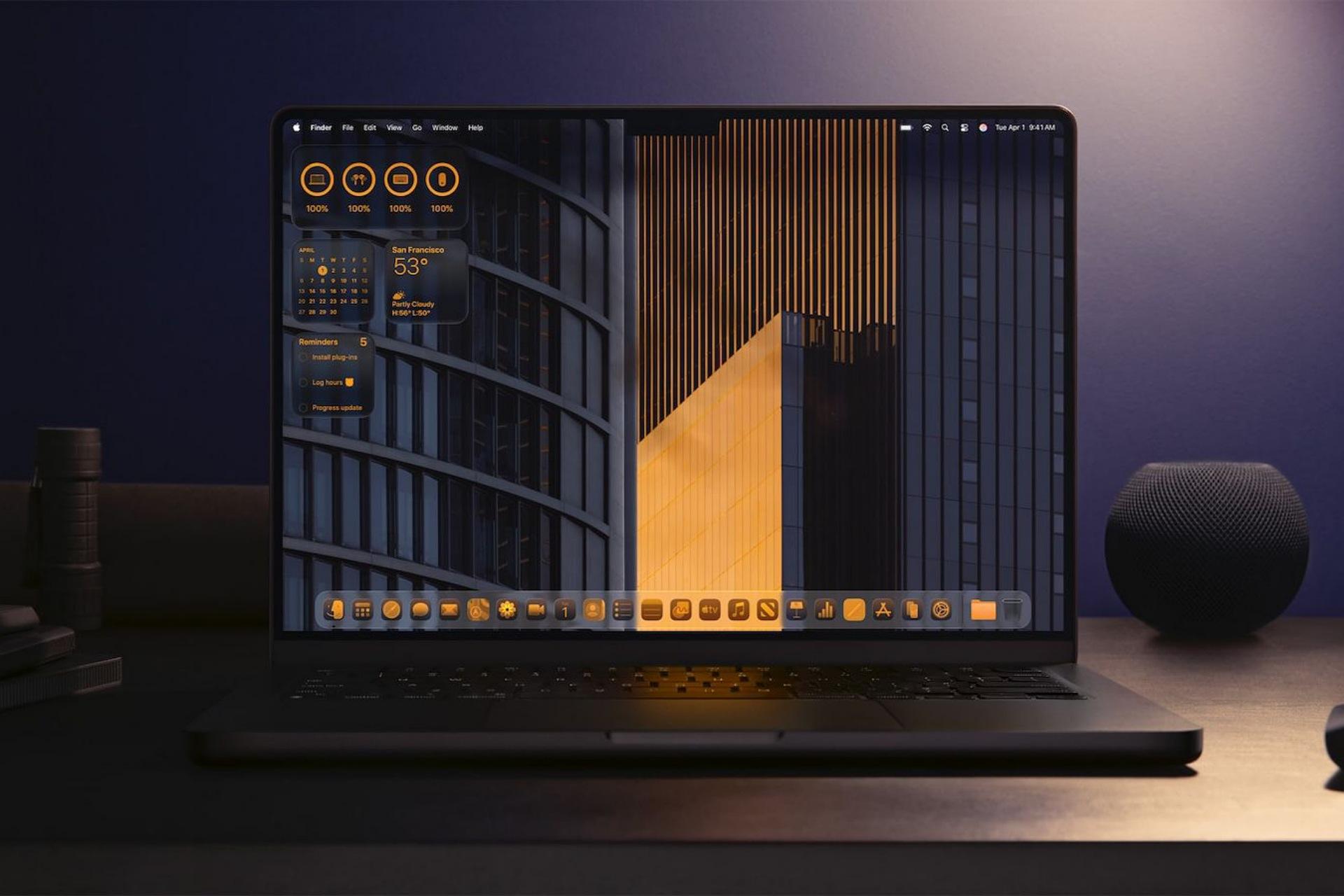 سیستم تم جدید در macOS Tahoe