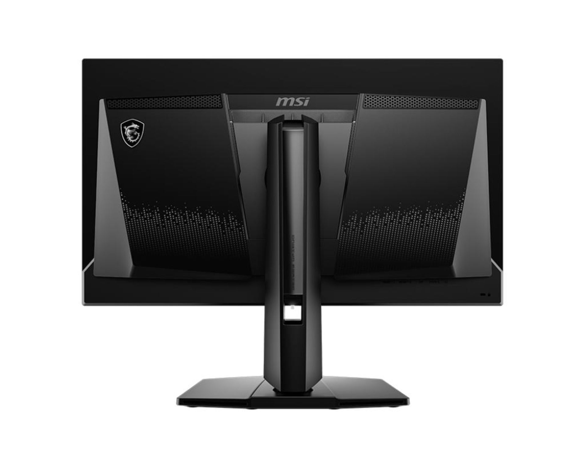 مانیتور MSI MAG 271QPX QD-OLED مشکی از نمای پشت
