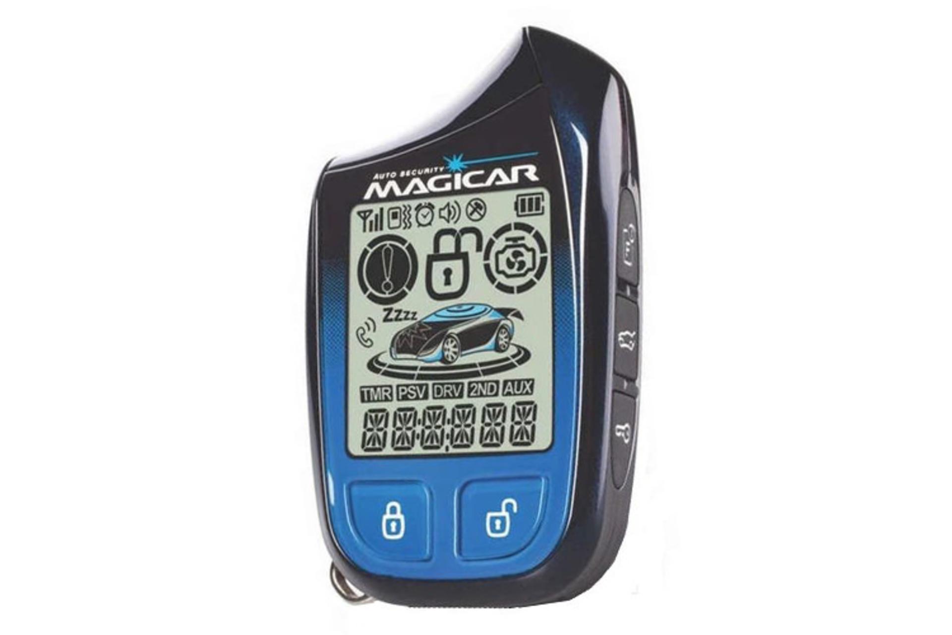 دزدگیر خودرو ماجیکار Magicar i130AS نمای جلو ریموت