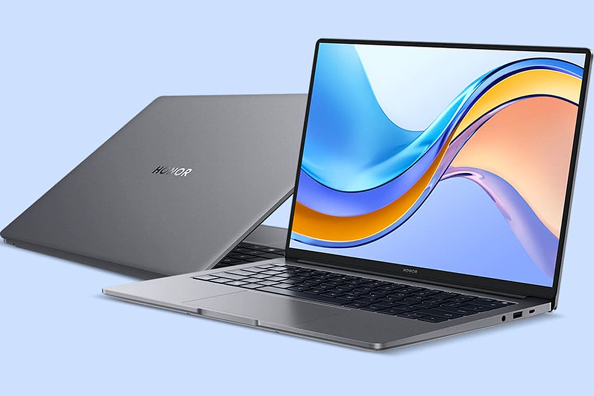 نمای جلو و پشت لپ تاپ MagicBook Z3 14