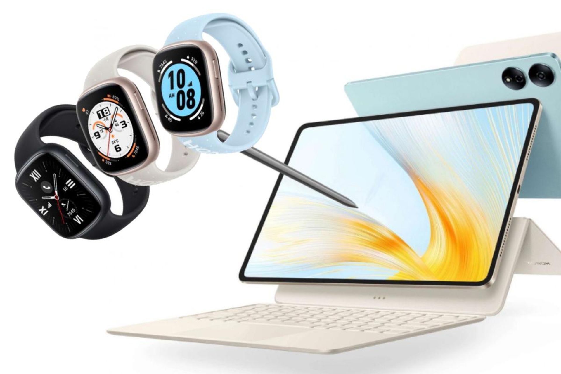 ساعت هوشمند آنر واچ ۴ و تبلت مجیک پد ۳