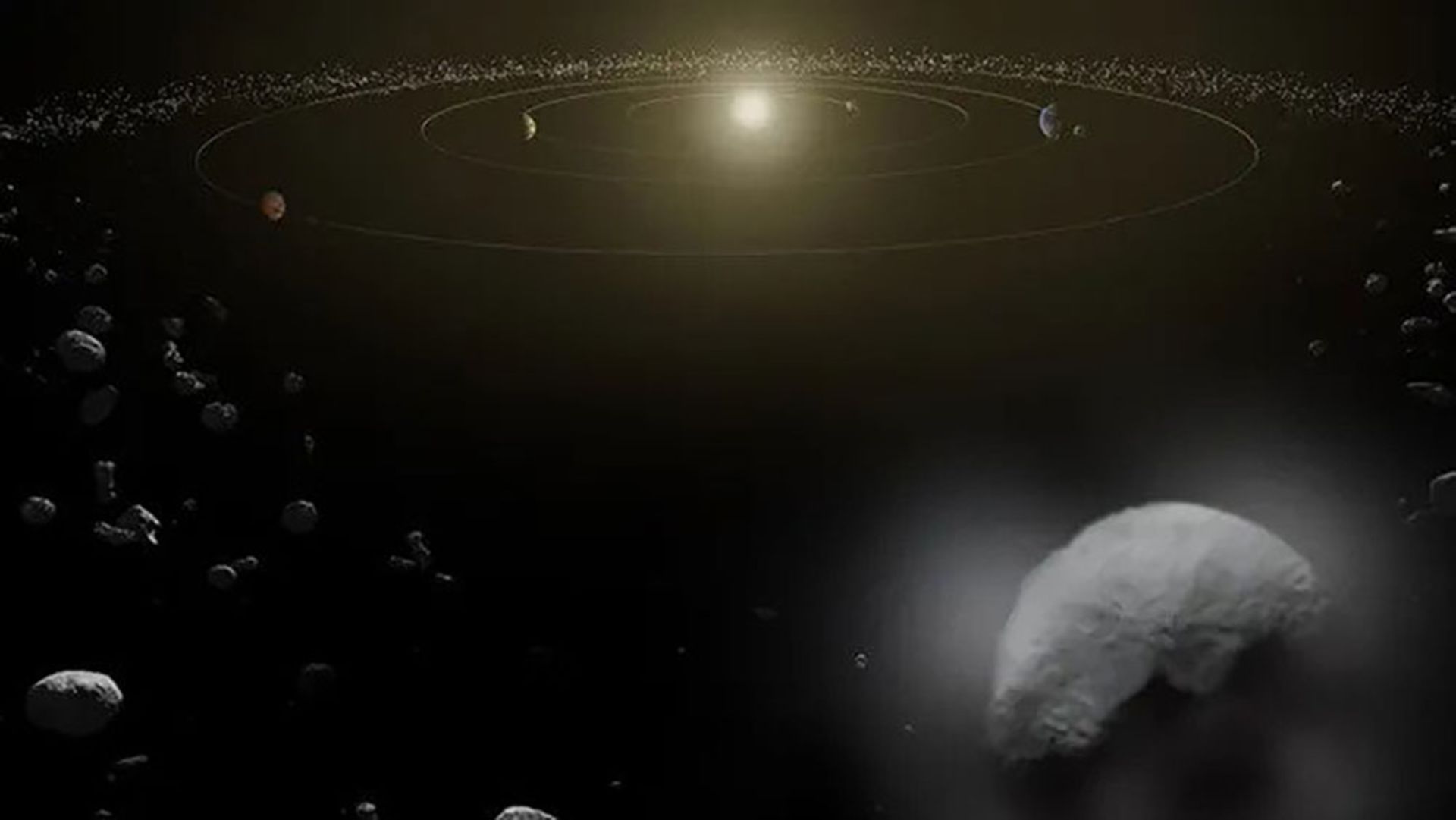 The main asteroid belt