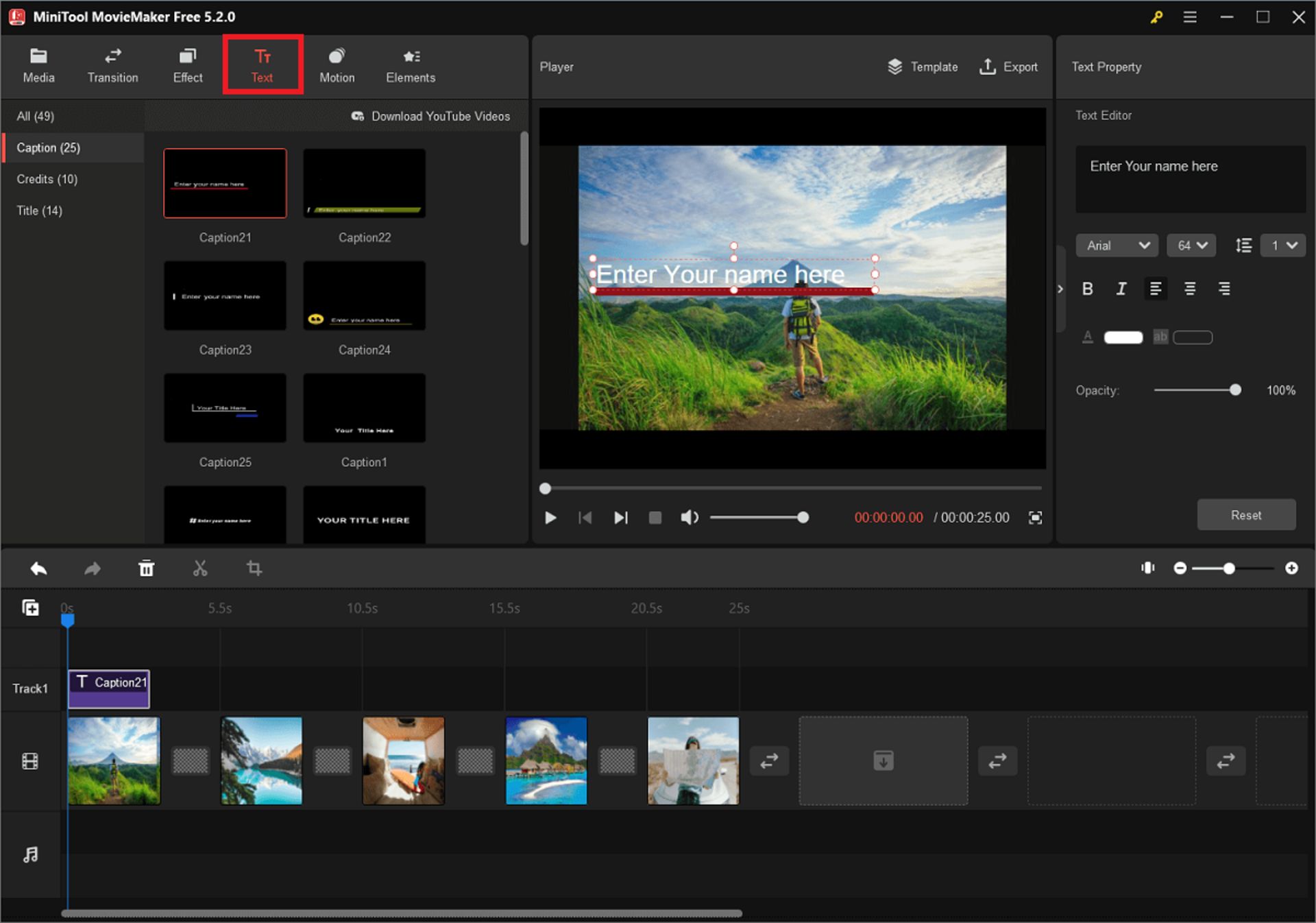 آموزش ساخت ویدیو کلیپ با عکس های گوشی در ویندوز با MiniTool MovieMaker