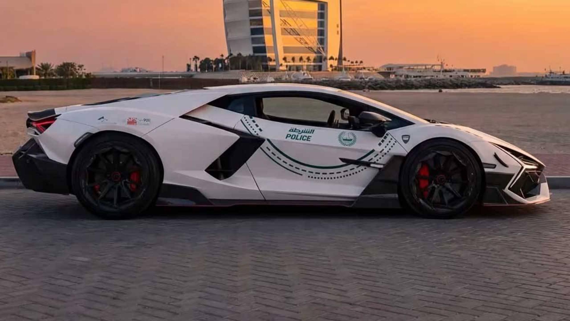 لامبورگینی منصوری پلیس دبی 