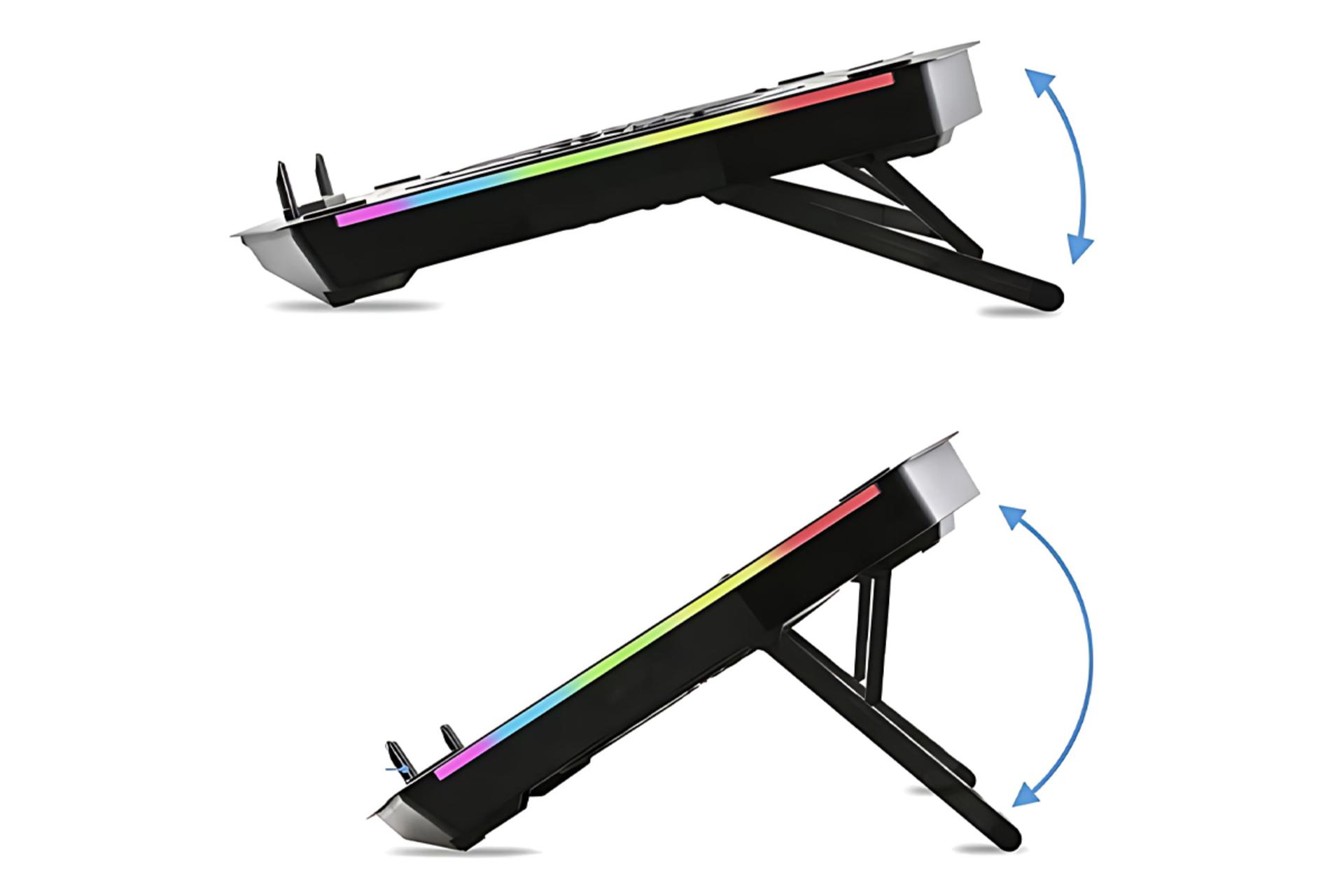 نمای کنار کول پد مائوفن M4 RGB