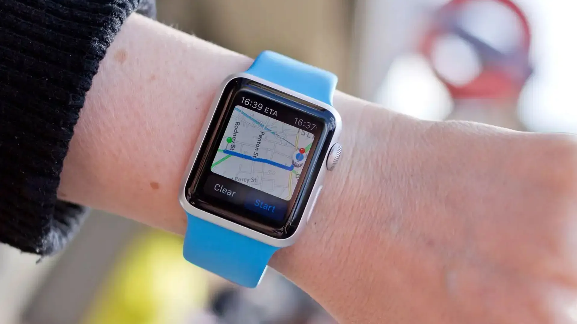 مسیریابی در ساعت هوشمند اپل واچ