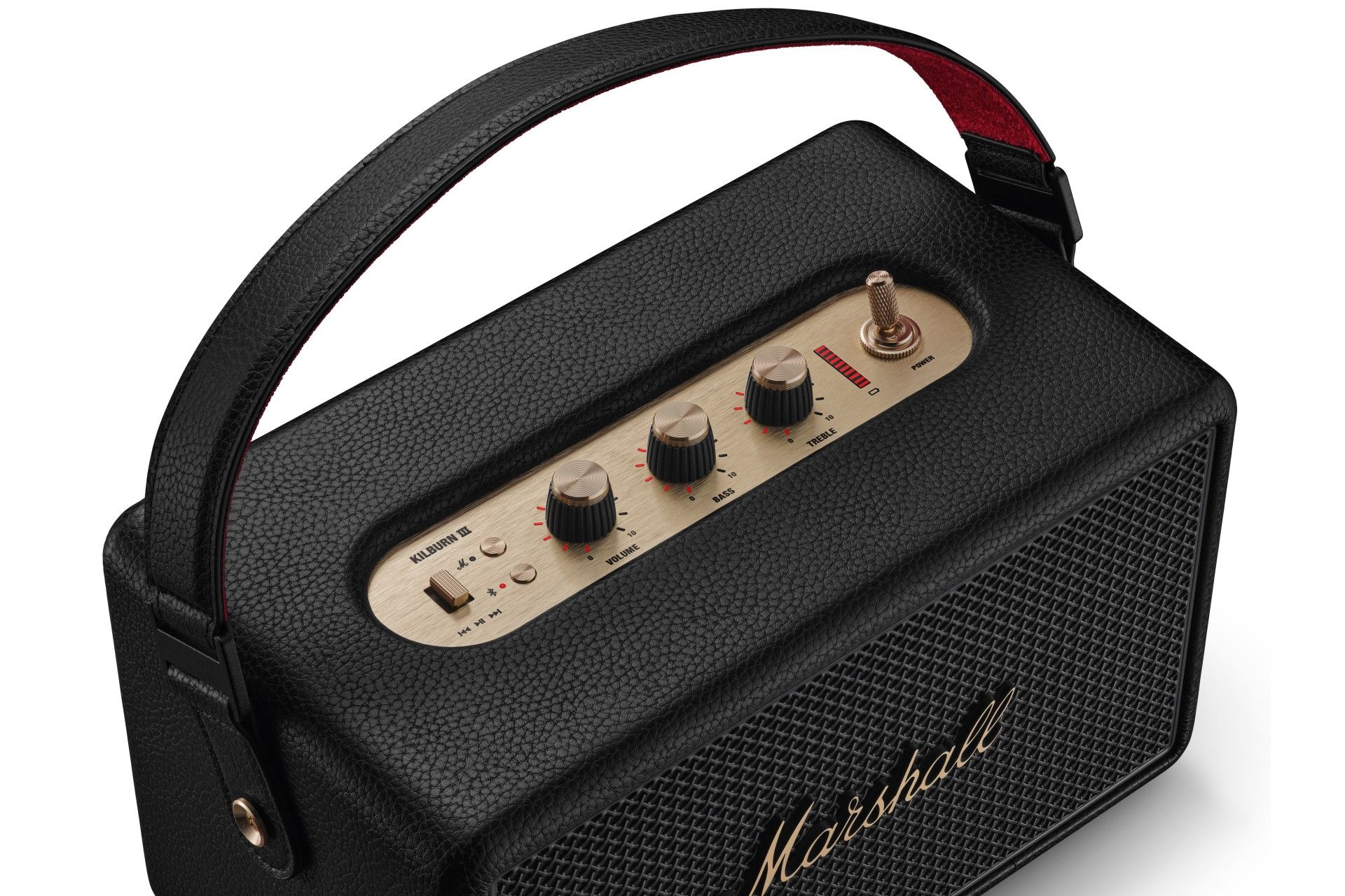 نمای بالای دکمه‌های اسپیکر Kilburn-III مارشال