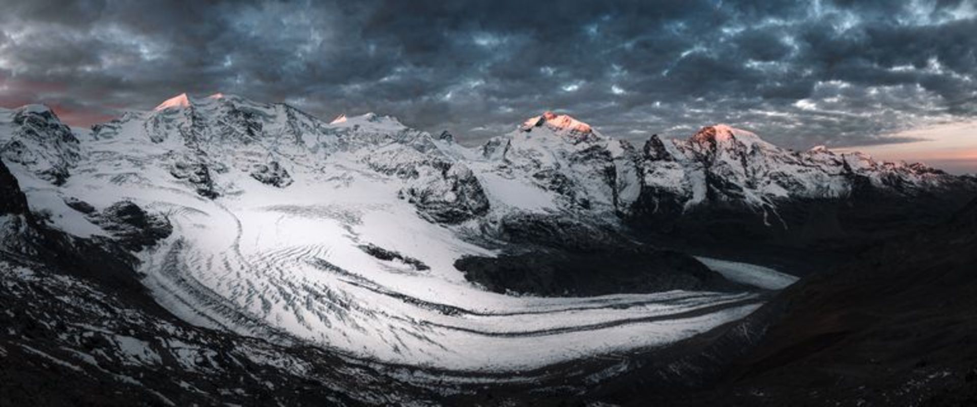 منظره برفی سوئیس