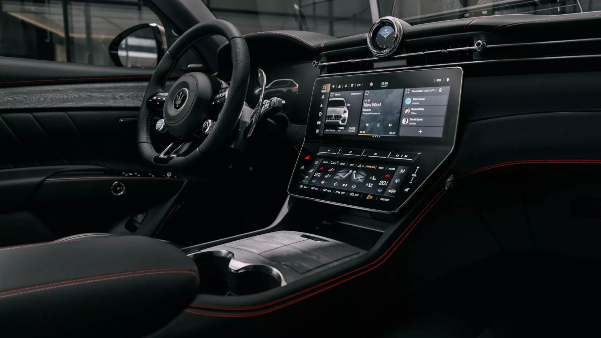 کابین داخلی مدل ۲۰۲۶ مازراتی خودرو گریکاله فولگوره