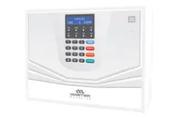 نمای نیمرخ دزدگیر اماکن مستر M930 با نمایشگر روشن و نمایش صفحه کلید