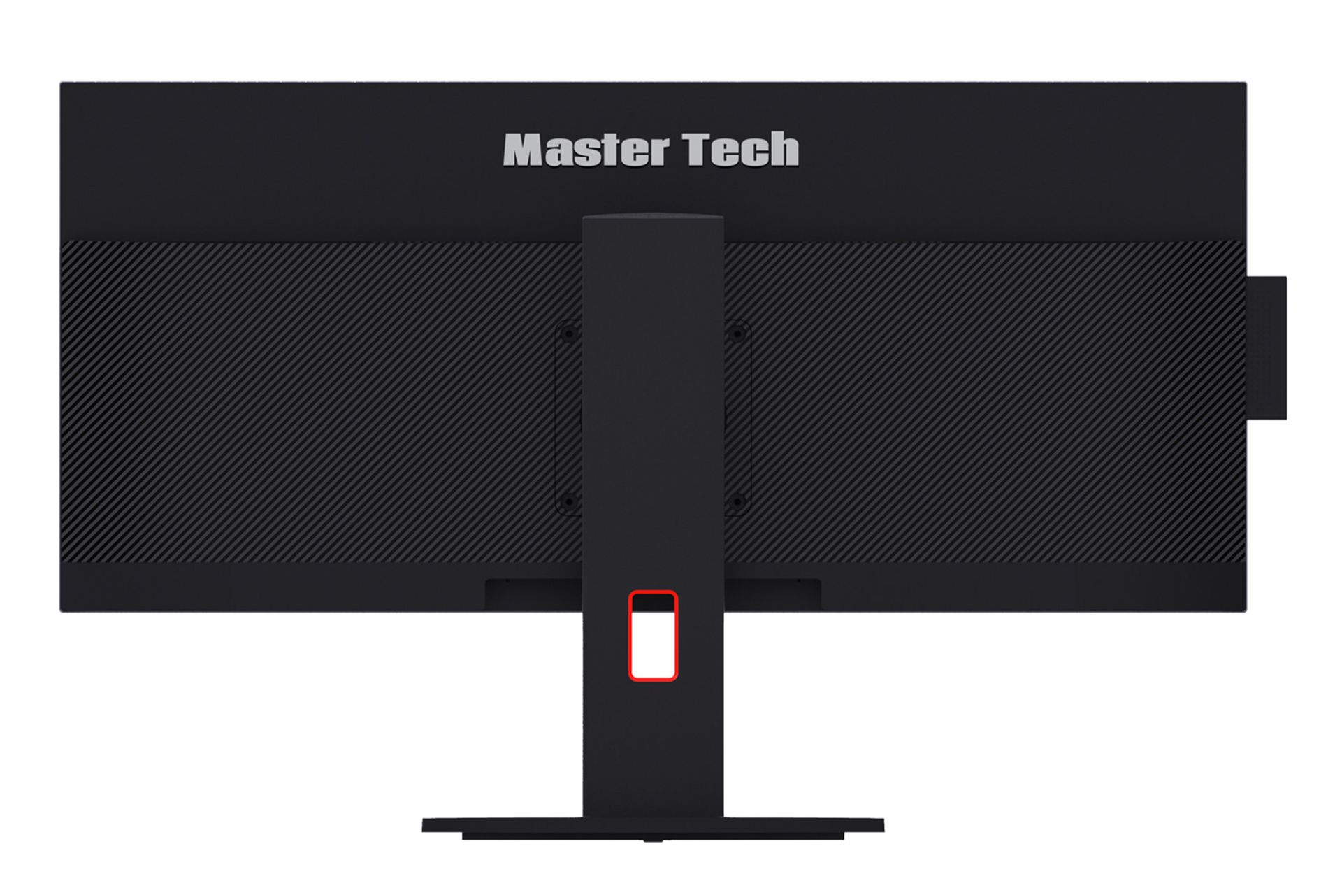 نمای پنل پشت کامپیوتر همه کاره ZX300 ULTRA-C516SB مستر تک با نمایش لوگو و پایه دستگاه