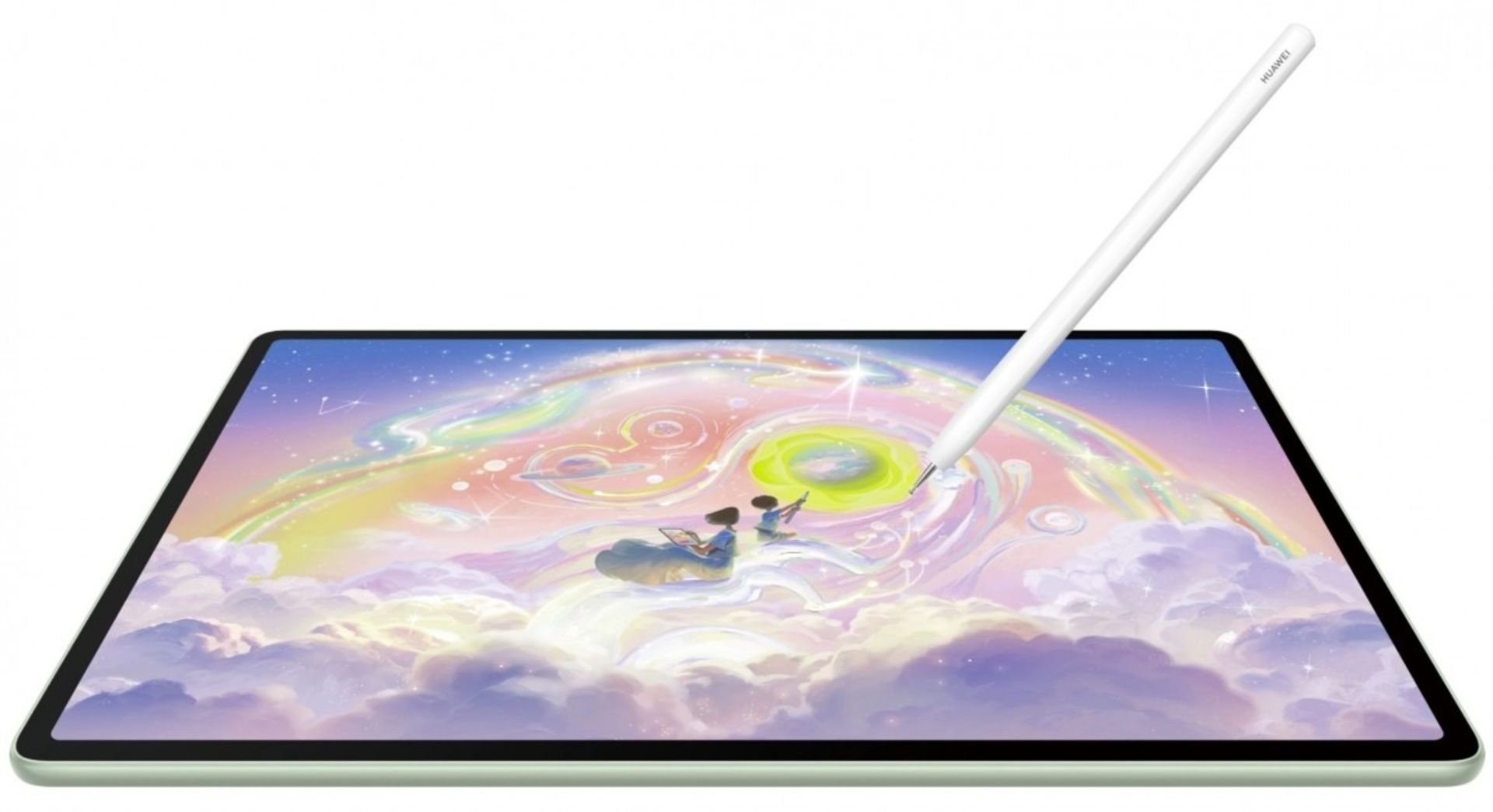 یک قلم لمسی درحال نقاشی روی نمایشگر تبلت MatePad 12 X 2025 هواوی