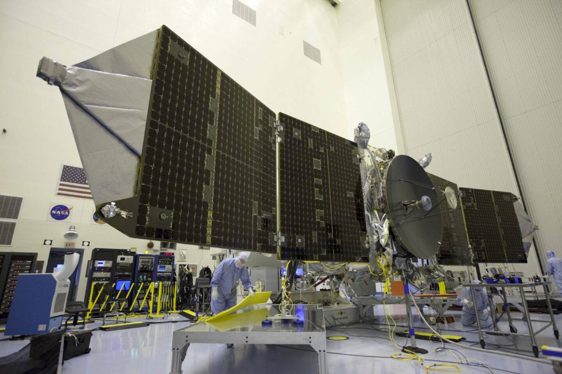 ساخت فضاپیمای ماون در مرکز فضایی کندی ناسا 