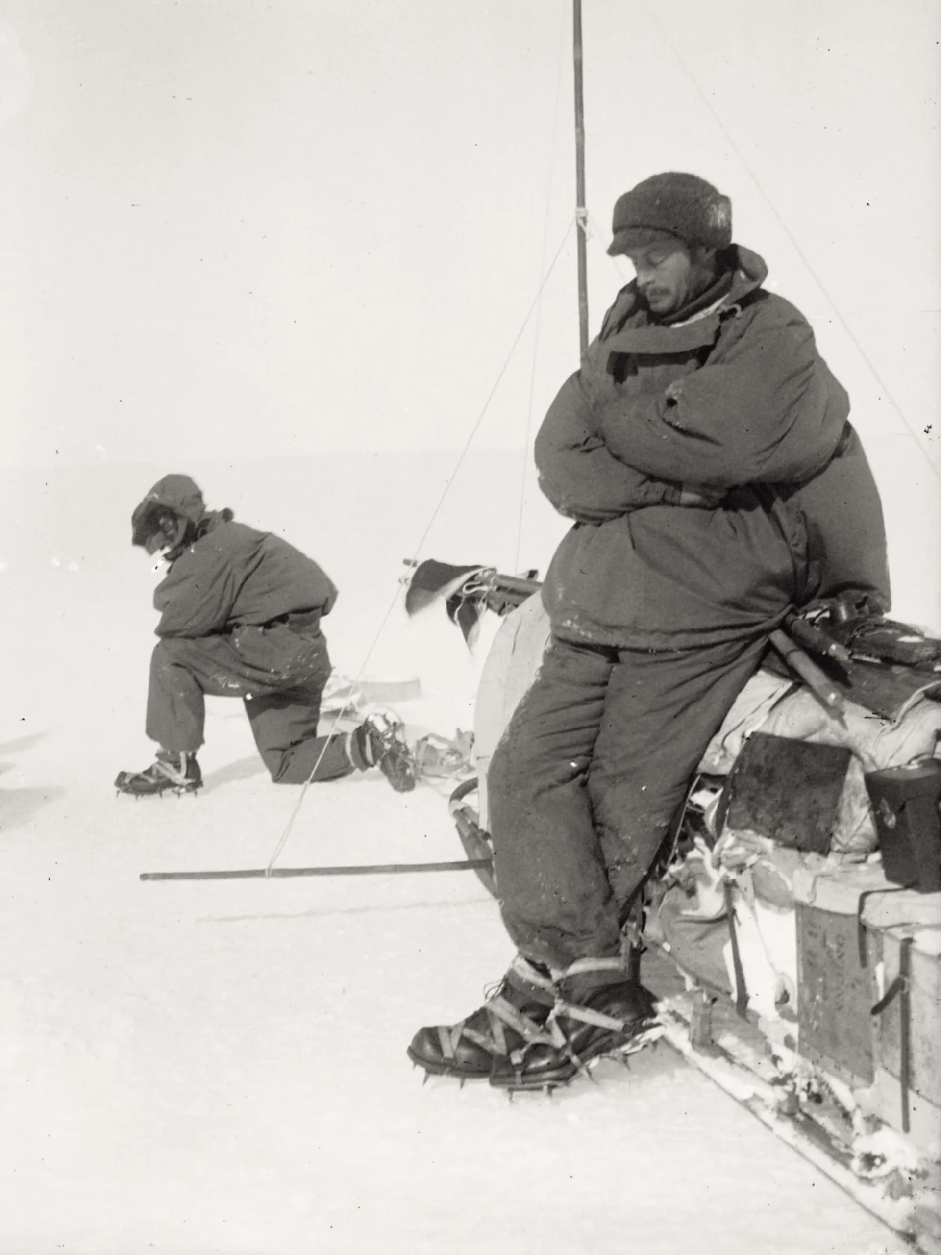 داگلاس ماوسون و تیمش در سفر اکتشافی در جنوبگان ۱۹۱۱
