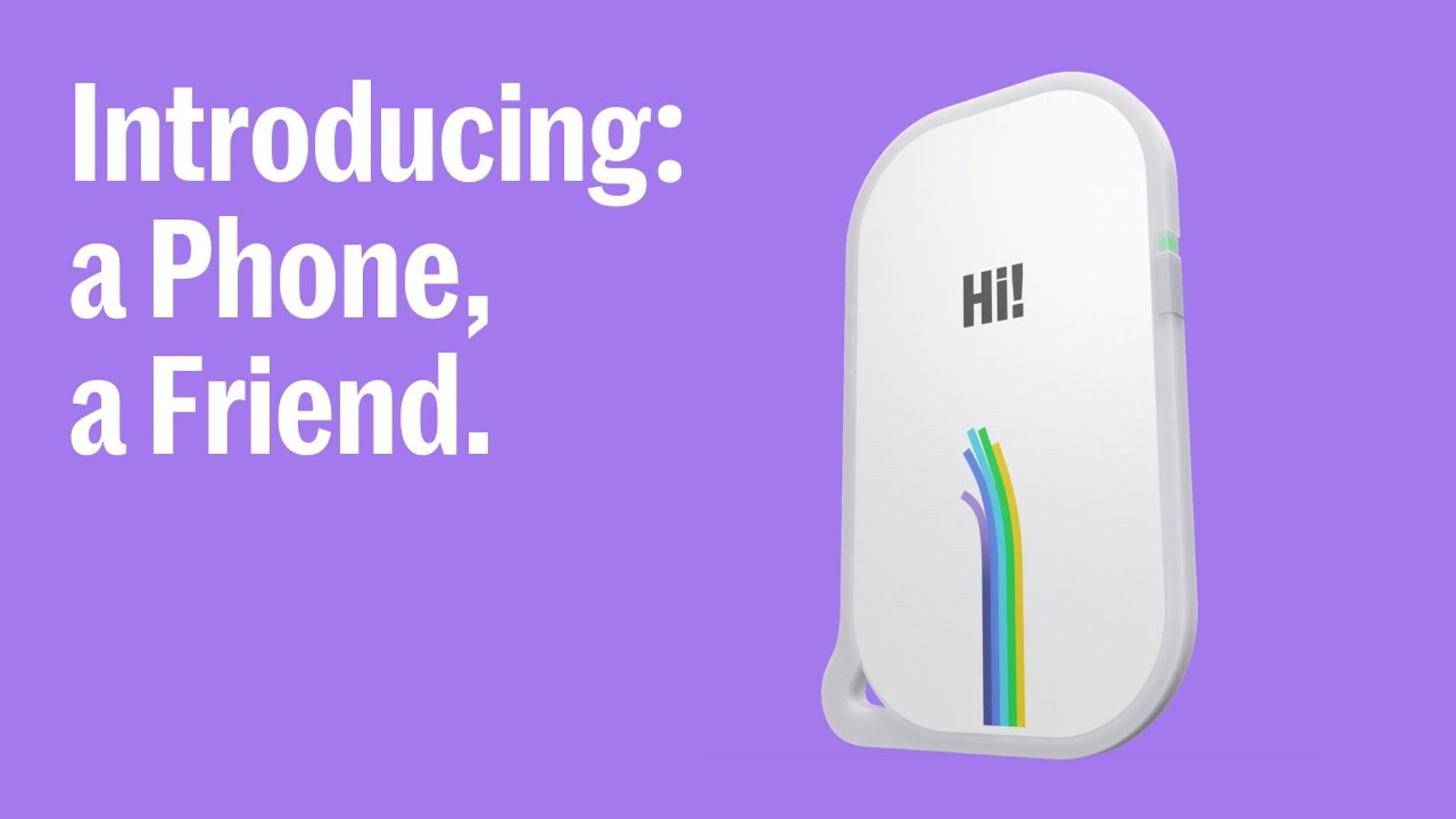 تصویری از گوشی مفهومی A Phone، A Friend