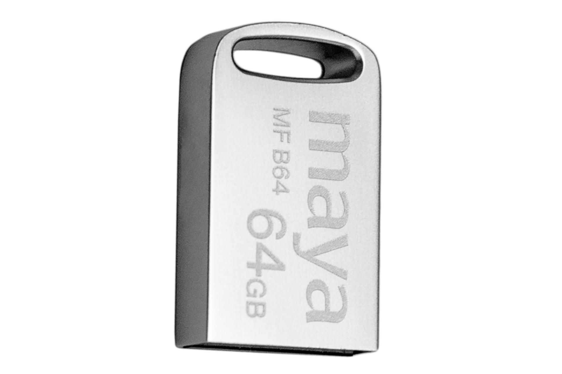نمای کناری فلش مموری مایا MAYA MF B64 64GB USB 3.2