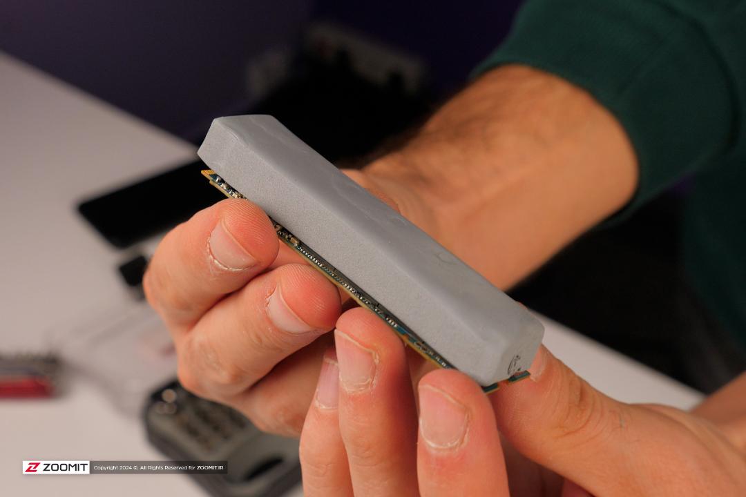 پد محافظ روی SSD آل این وان مایا