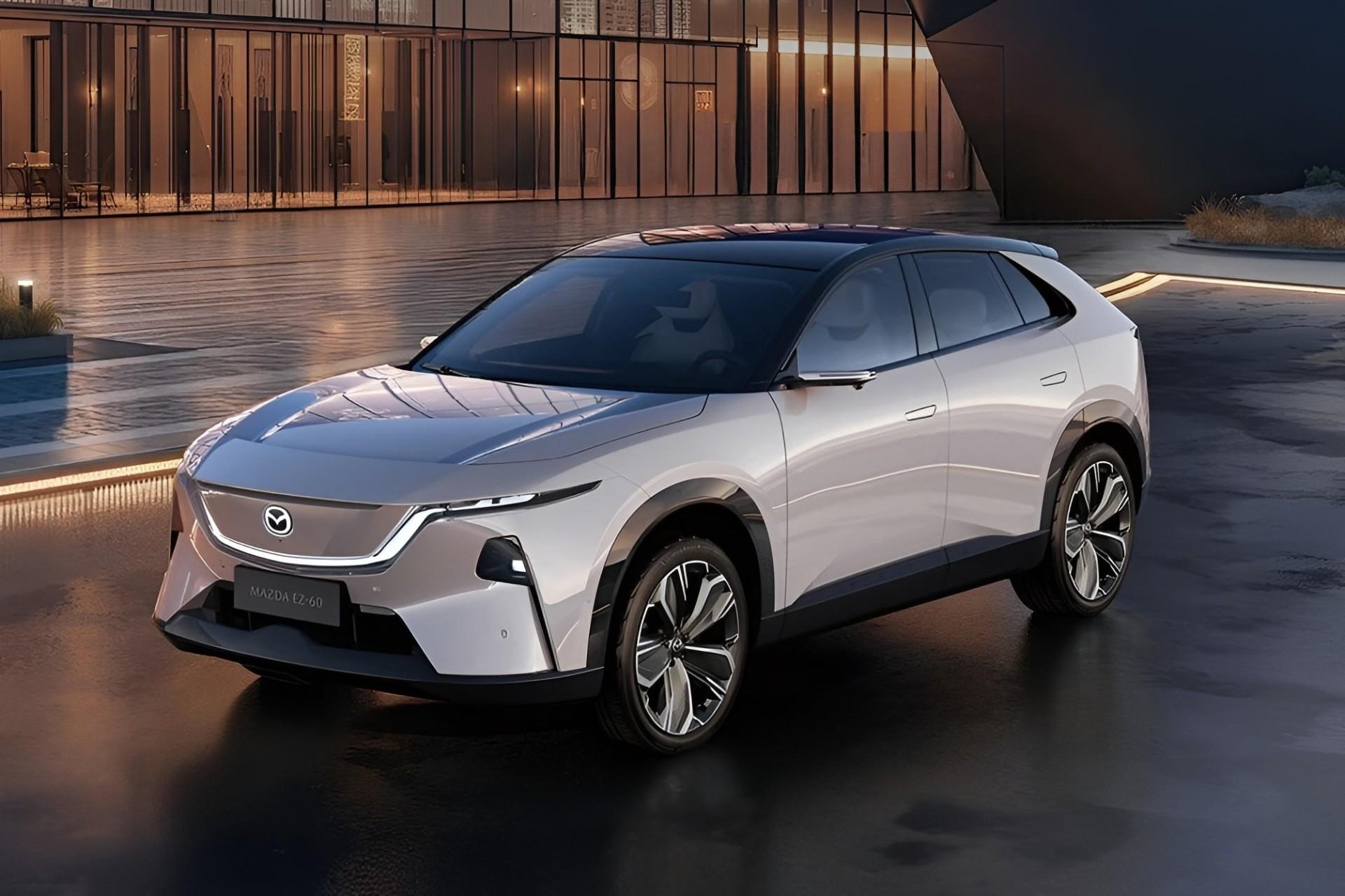 نمای سه‌چهارم جلو خودرو مزدا EZ-60