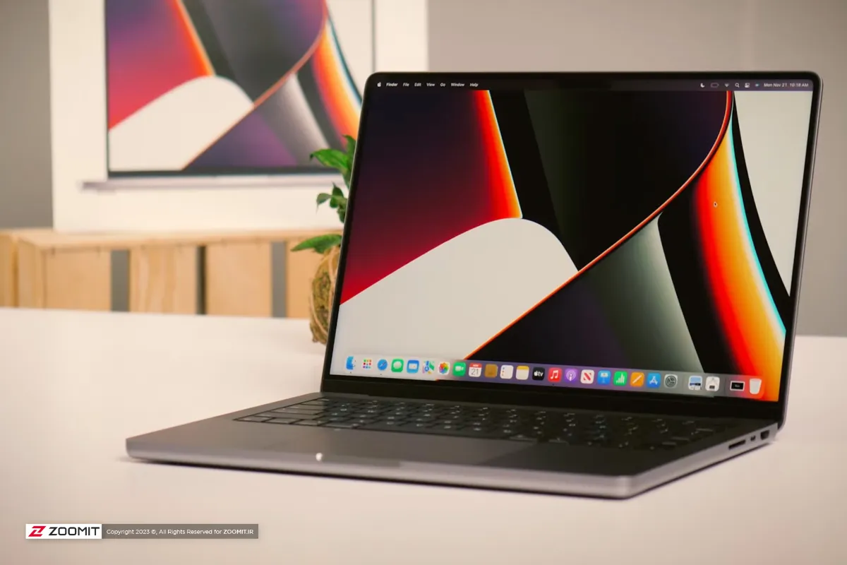 Apple MacBook Pro 14 inch 2021 front view