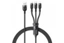 کابل شارژ USB مک دودو Type-A به Type-C+Micro-USB+Lightning مدل CA-0930 3in1 با طول 1 متر