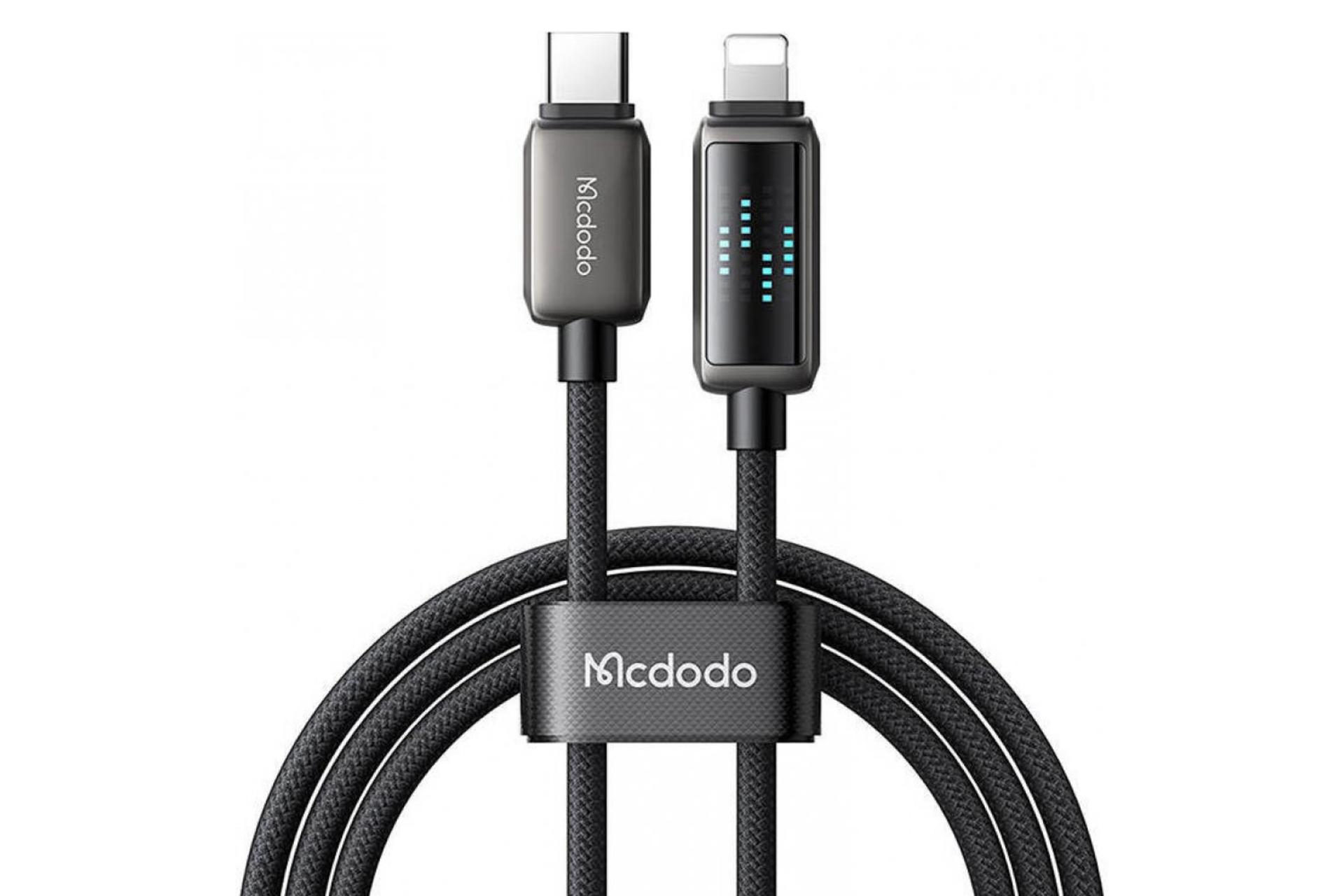 کابل شارژ USB مک دودو Type-C به Lightning مدل CA-2630 با طول 1.2 متر رنگ مشکی