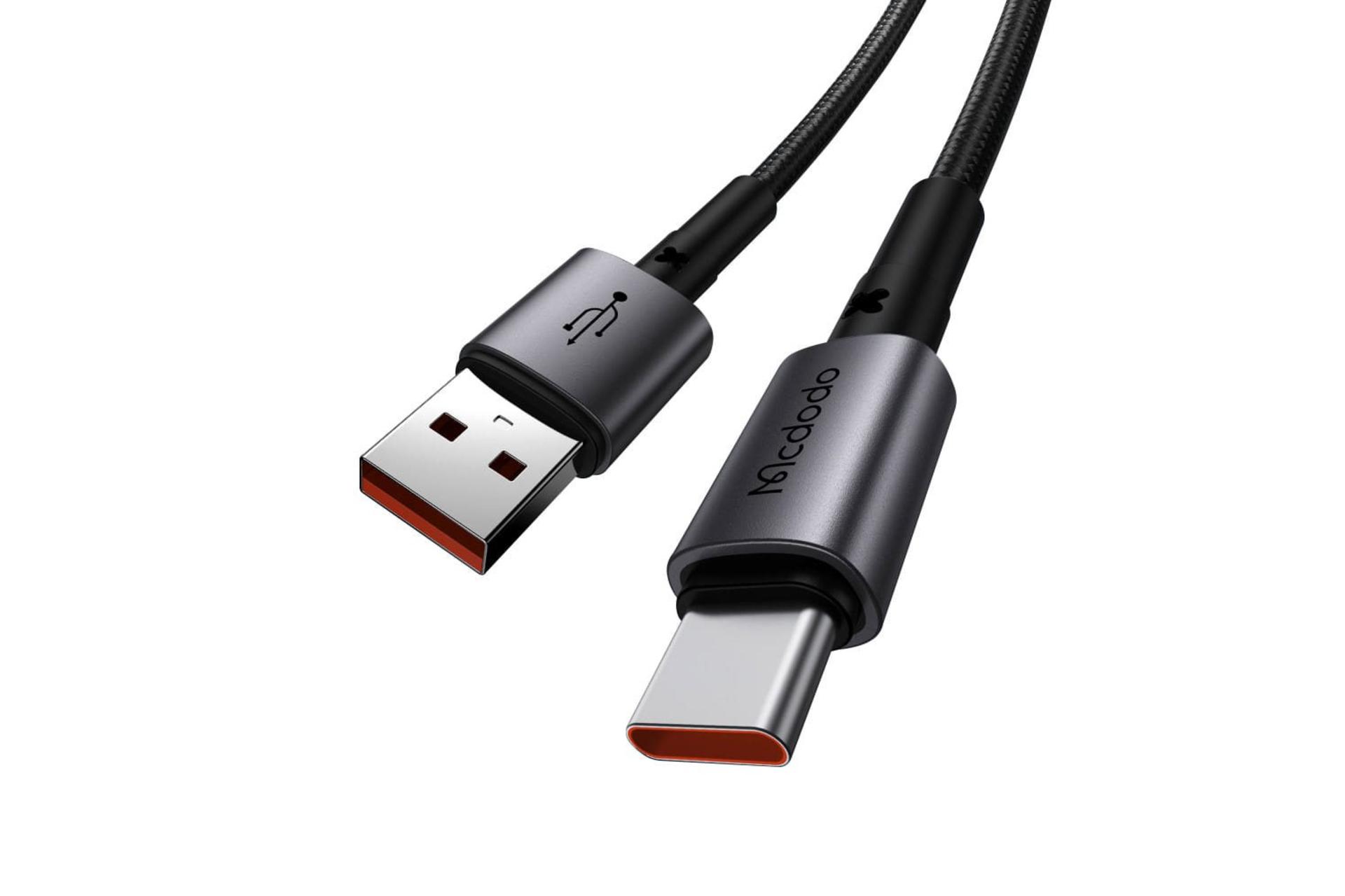 کانکتور و اتصال کابل شارژ USB مک دودو Type-A به Type-C مدل CA-3590 با طول 1.2 متر
