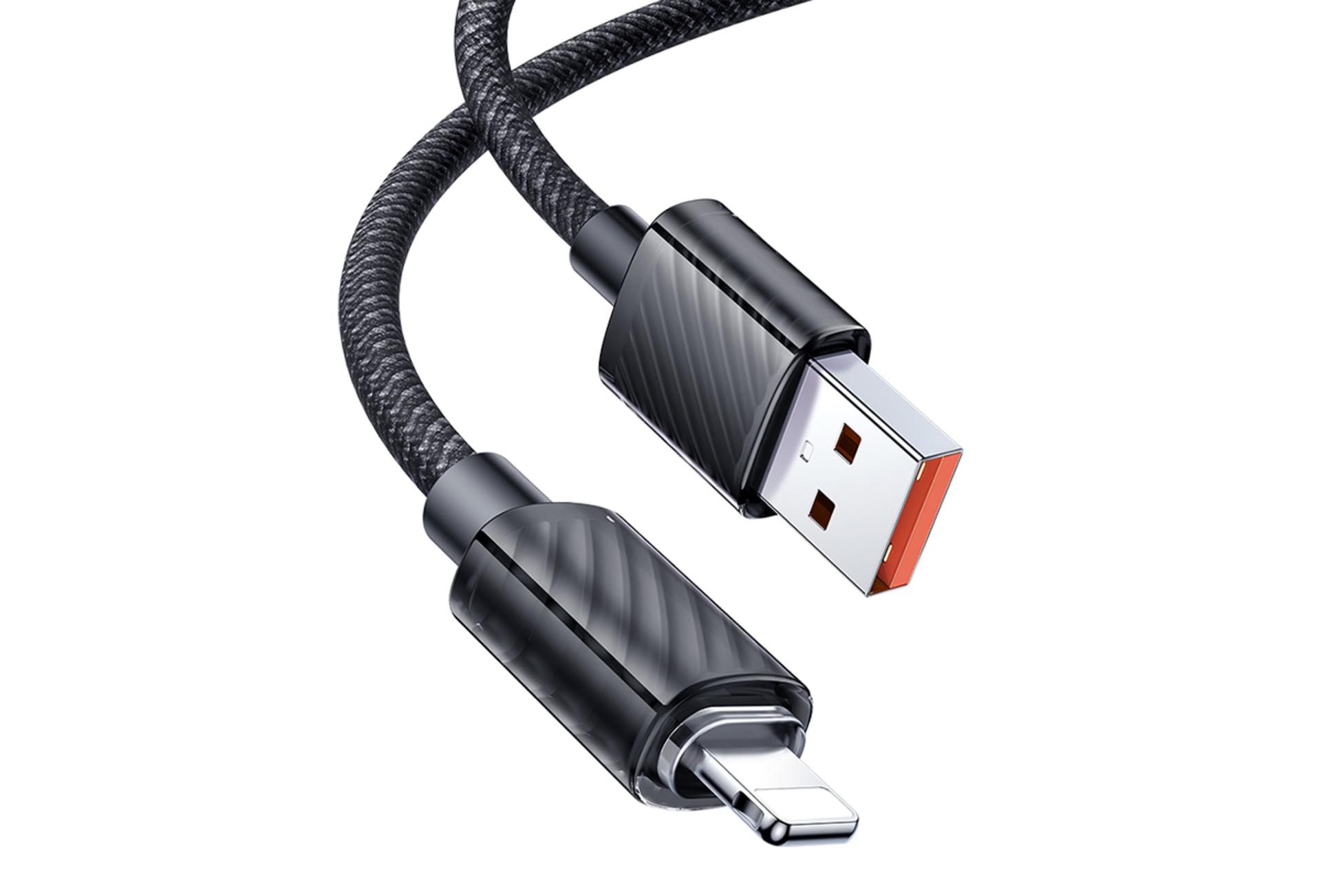 کانکتور و اتصال کابل شارژ USB مک دودو Type-A به Lightning مدل CA-364 با طول 1.2 متر