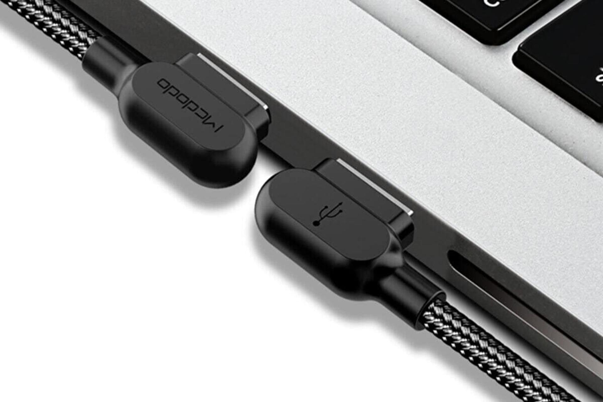کانکتور و اتصال کابل شارژ USB مک دودو Type-A به Lightning مدل CA-4671 با طول 1.2 متر
