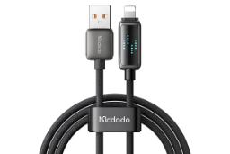 کابل شارژ USB مک دودو Type-A به Lightning مدل CA-5250 با طول 1.2 متر رنگ مشکی