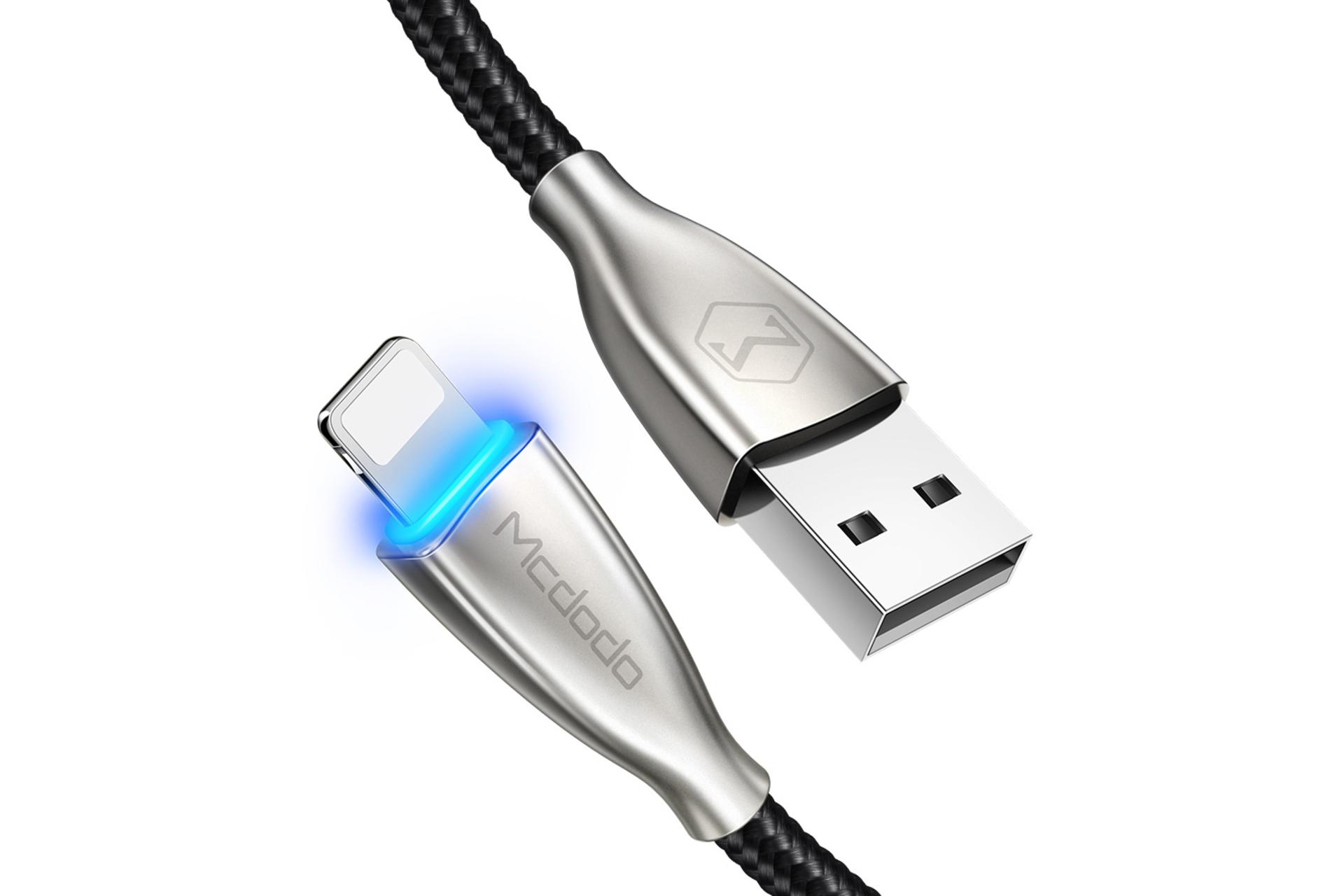 کانکتور کابل شارژ USB مک دودو Type-A به Lightning مدل CA-5700 با طول 1.2 متر