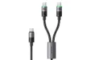 کابل شارژ USB مک دودو Type-C به Type-C+Type-C مدل CA-674 با طول 1.5 متر