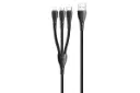 کابل شارژ USB مک دودو Type-A به Type-C+Micro-USB+Lightning مدل CA-6960 با طول 1.2 متر
