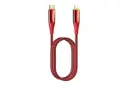 کابل شارژ USB مک دودو Type-C به Lightning مدل CA-856 با طول 1.2 متر قرمز