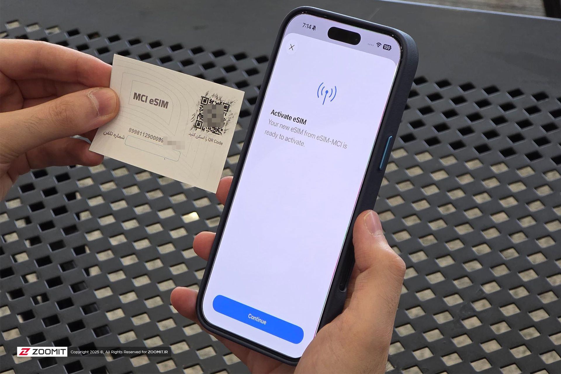 فعال سازی ای سیم همراه اول روی آیفون صفحه‌ی ready to activate