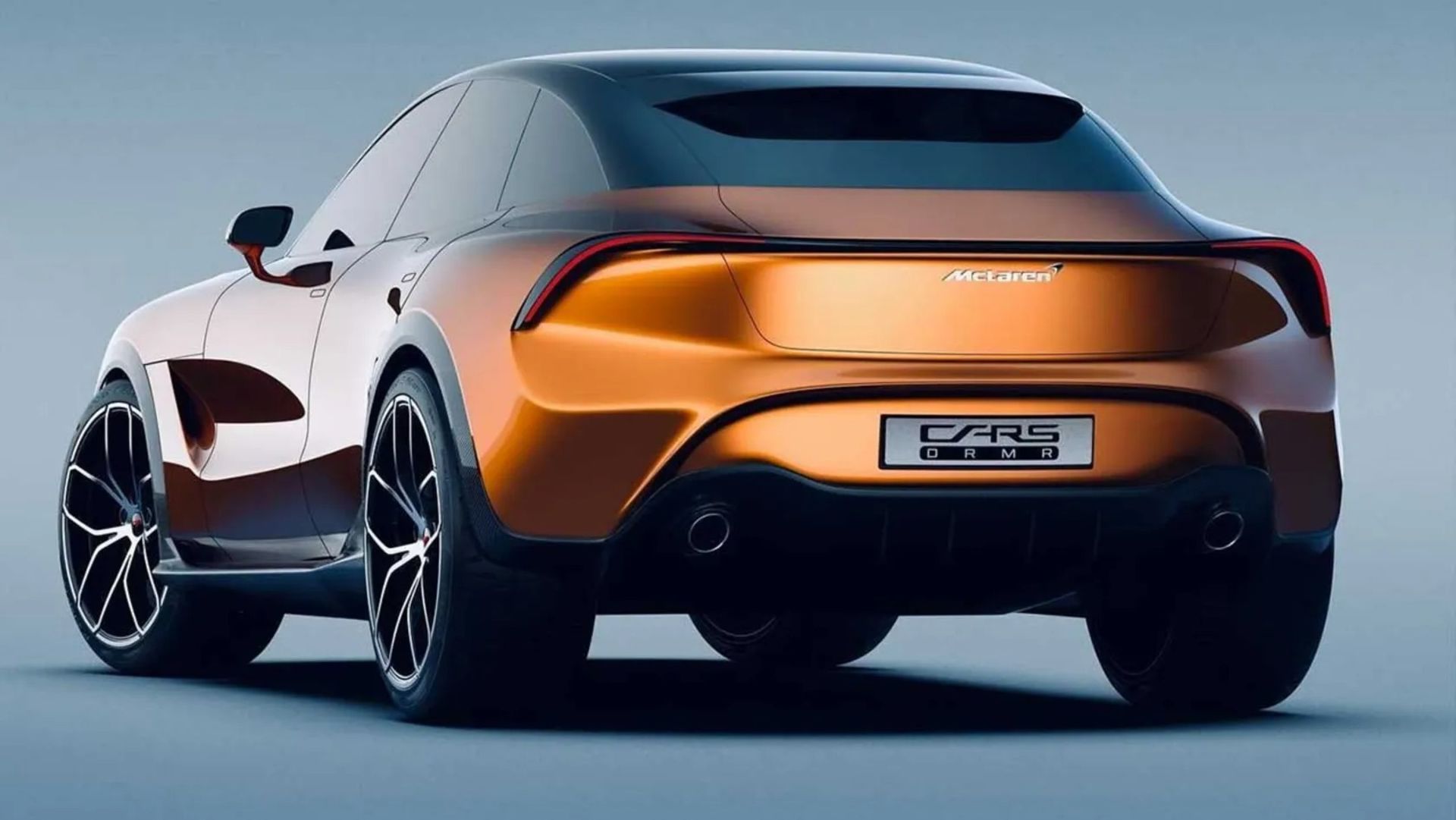 سه‌چهارم عقبی خودرو مک‌لارن اسپیدلاینر