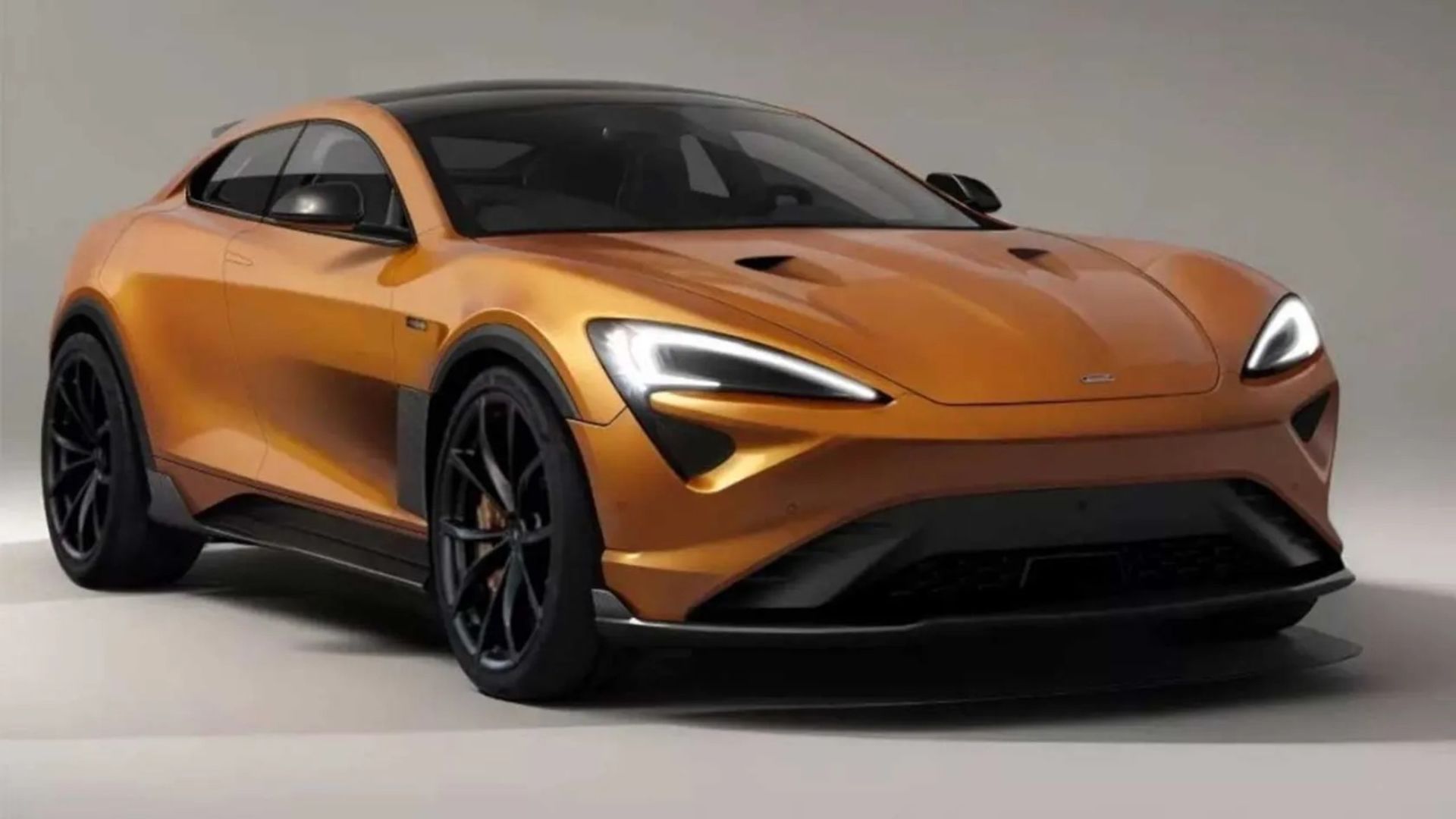 سه‌چهارم جلویی خودرو مک‌لارن اسپیدلاینر