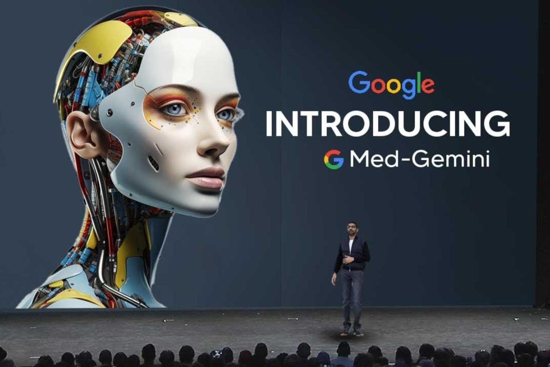 مدیر گوگل درحال معرفی هوش مصنوعی Med-Gemini