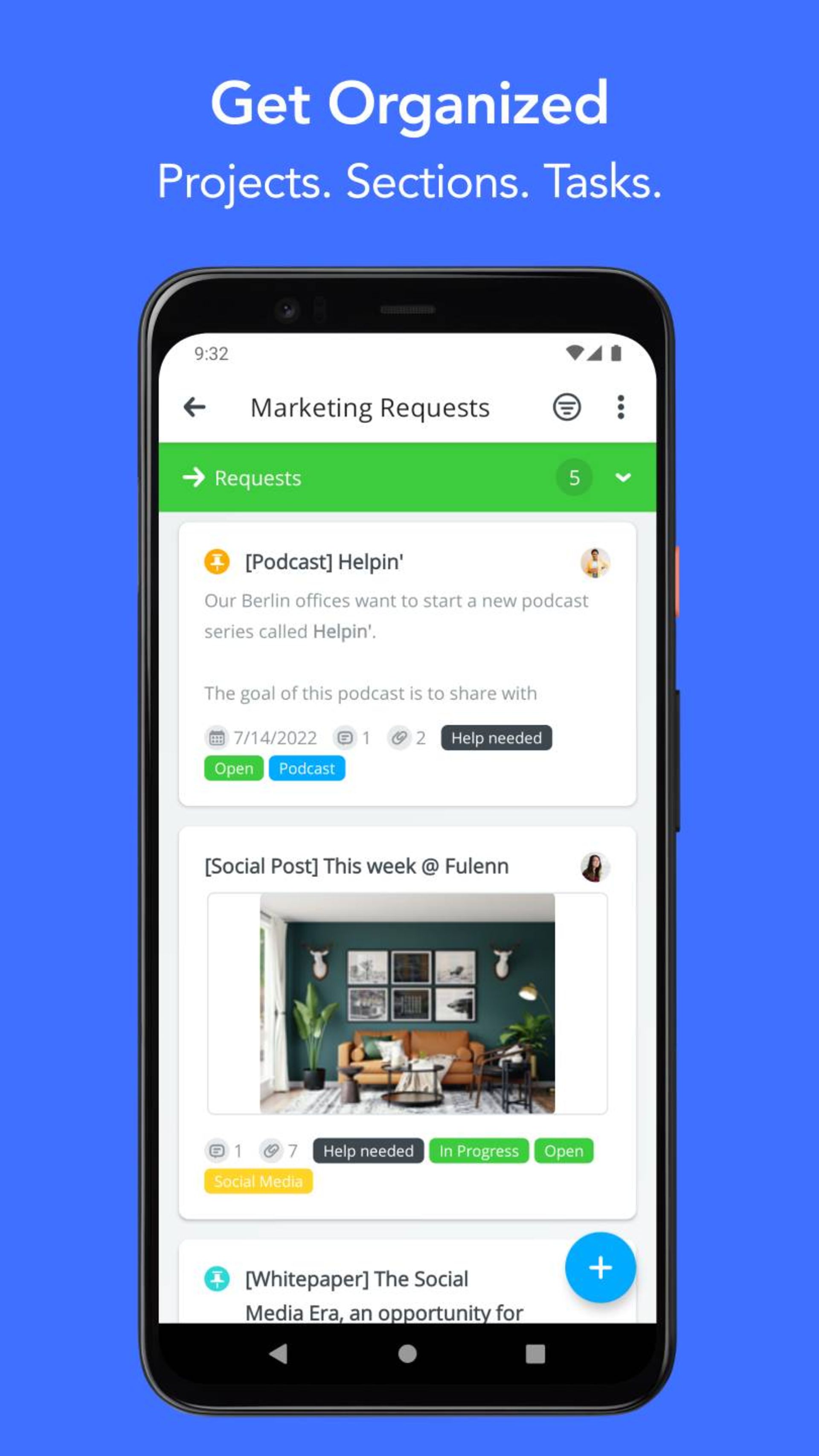 اپلیکیشن Meister task