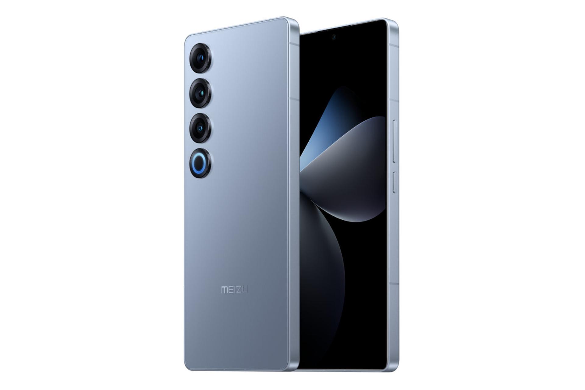 لبه های کناری گوشی موبایل میزو 21 پرو آبی / Meizu 21 Pro