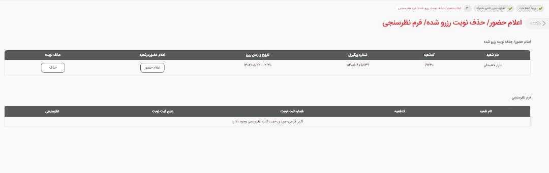 سیستم نوبت‌دهی ملت