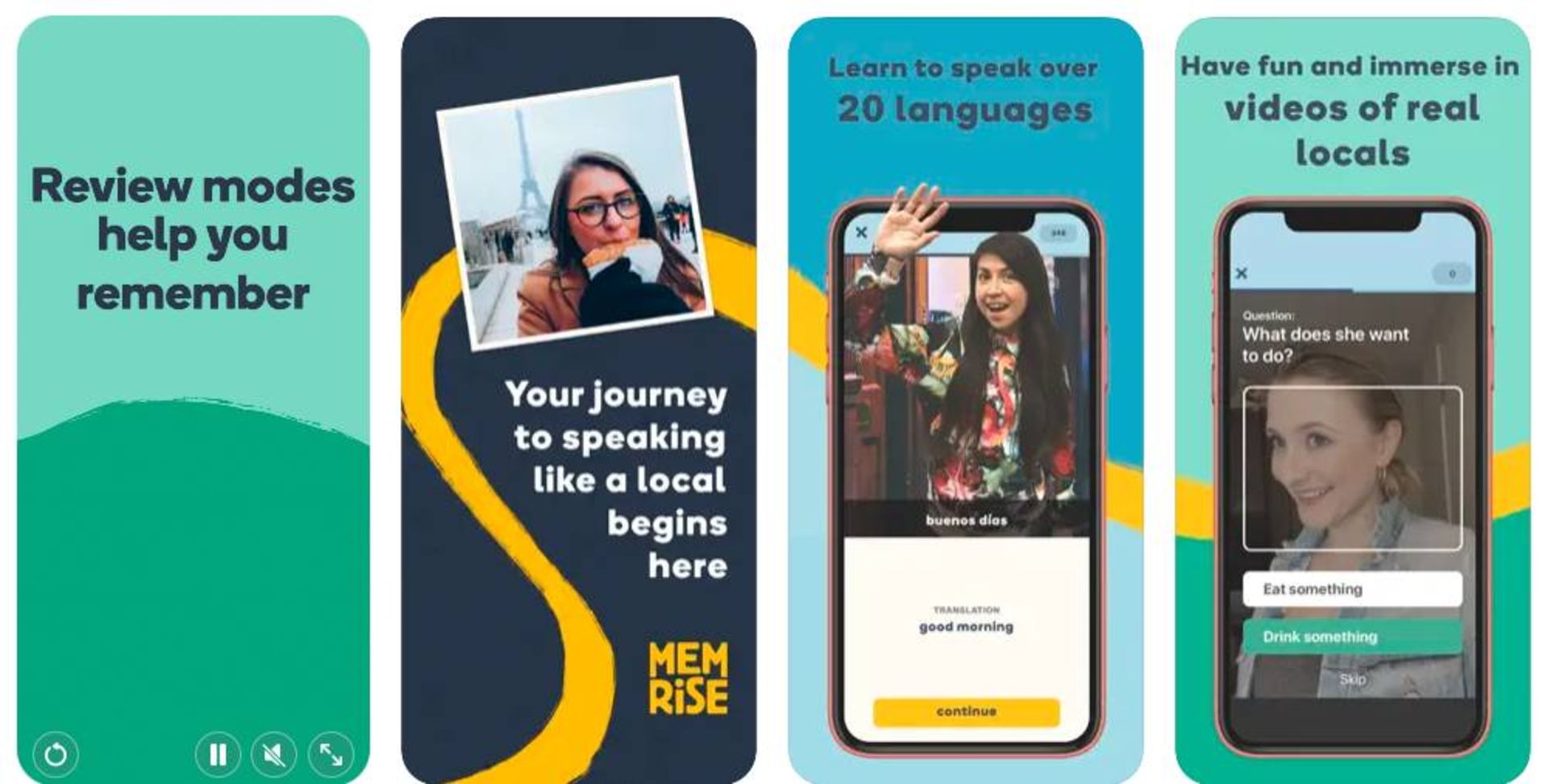 برنامه آموزش زبان فرانسوی Memrise