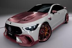 نمای سه‌چهارم جلویی مدل سفارشی مرسدس AMG GT53