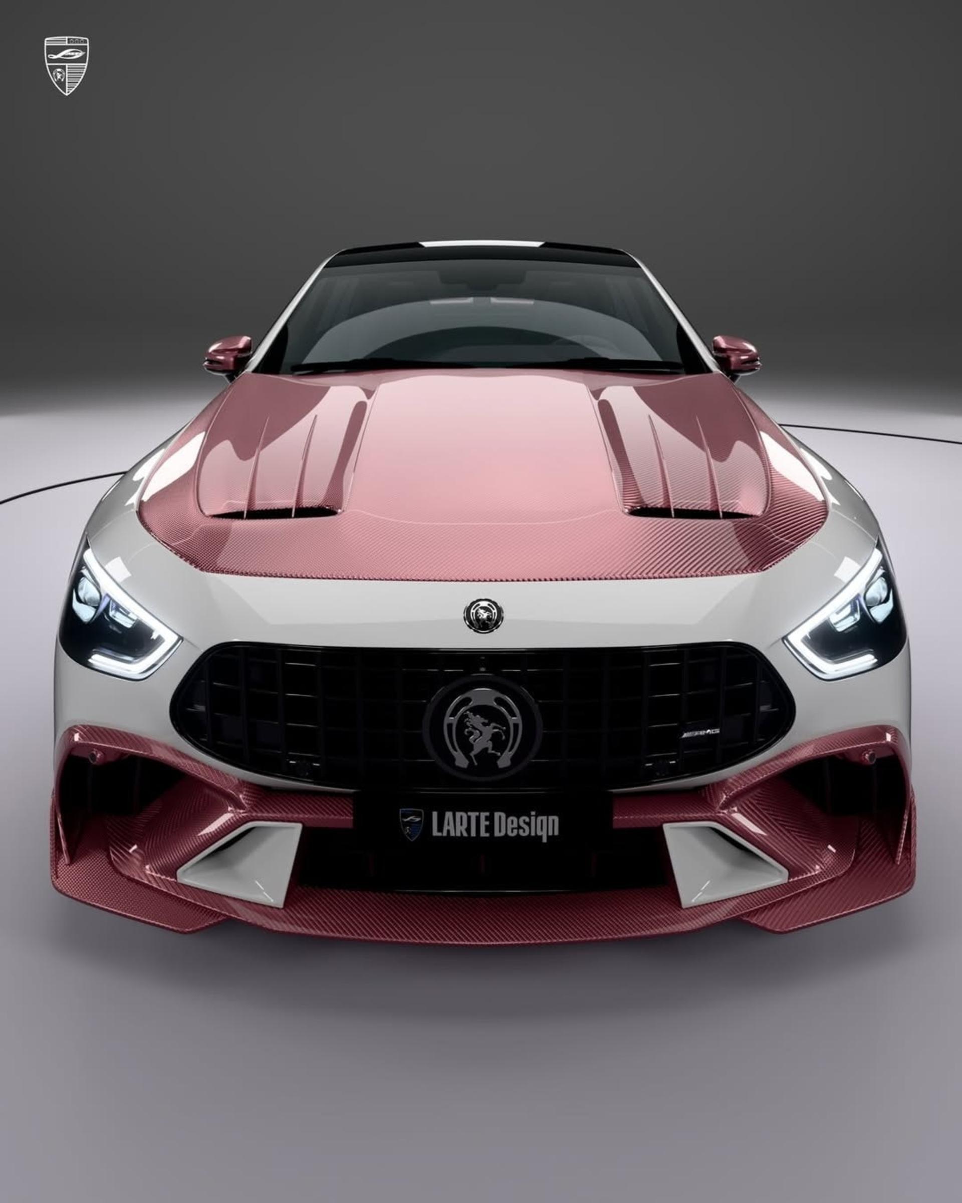 نمای جلویی مدل سفارشی مرسدس AMG GT53