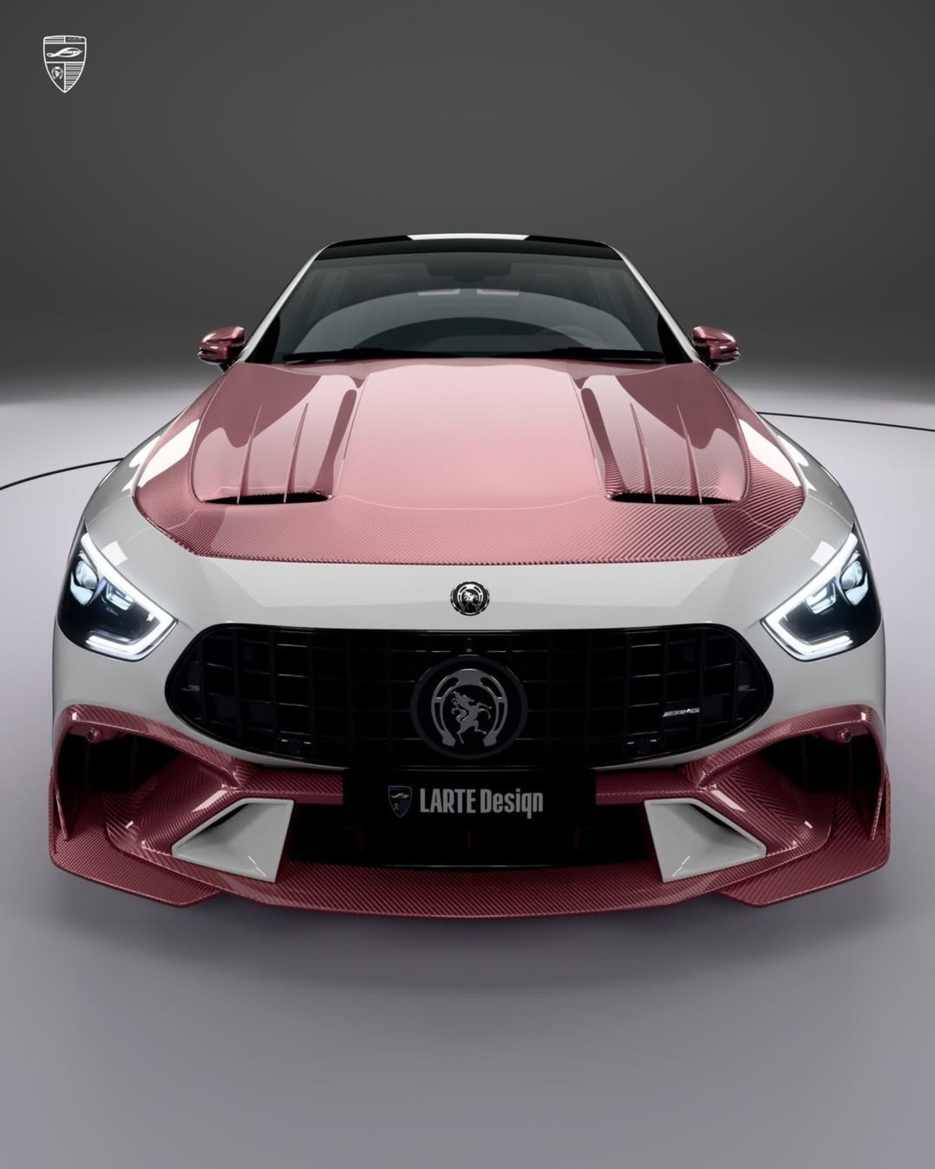 نمای جلویی مدل سفارشی مرسدس AMG GT53