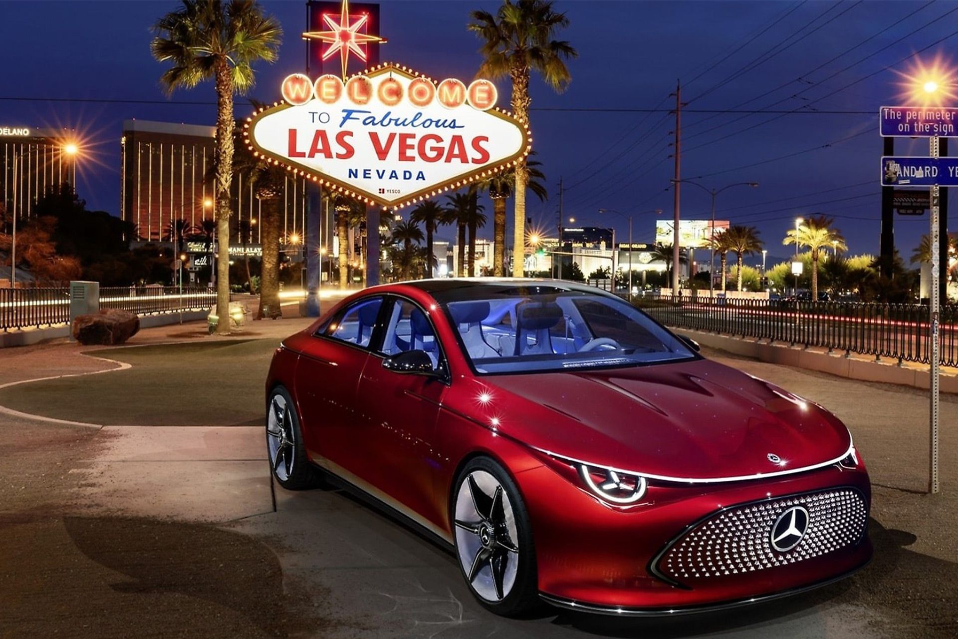 مرسدس بنز مراسم CES 2024