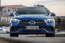 خودرو مرسدس بنز سی کلاس Mercedes Benz C200 L 2024 نمای جلو پنجره رنگ آبی
