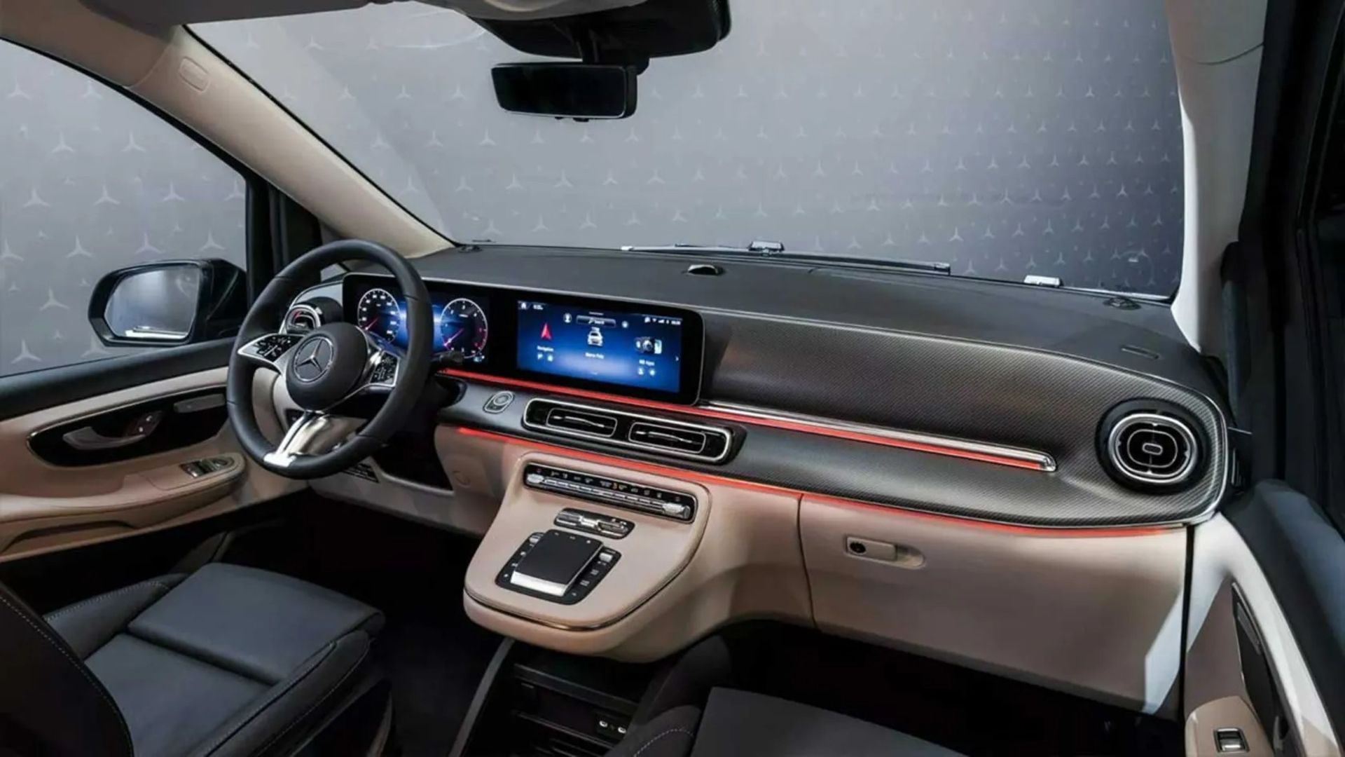 کابین داخلی مدل ۲۰۲۷ مرسدس بنز مارکوپولو