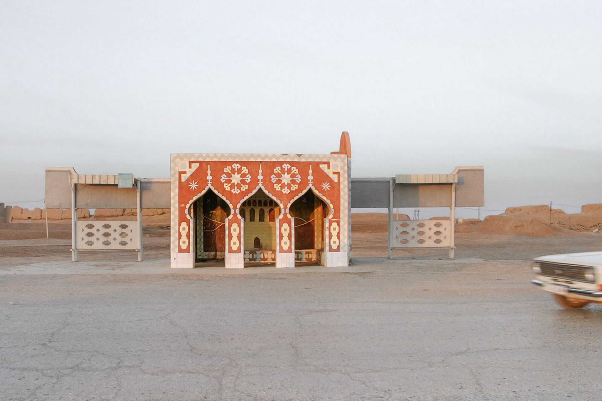 ایستگاه اتوبوسی در ترکمنستان