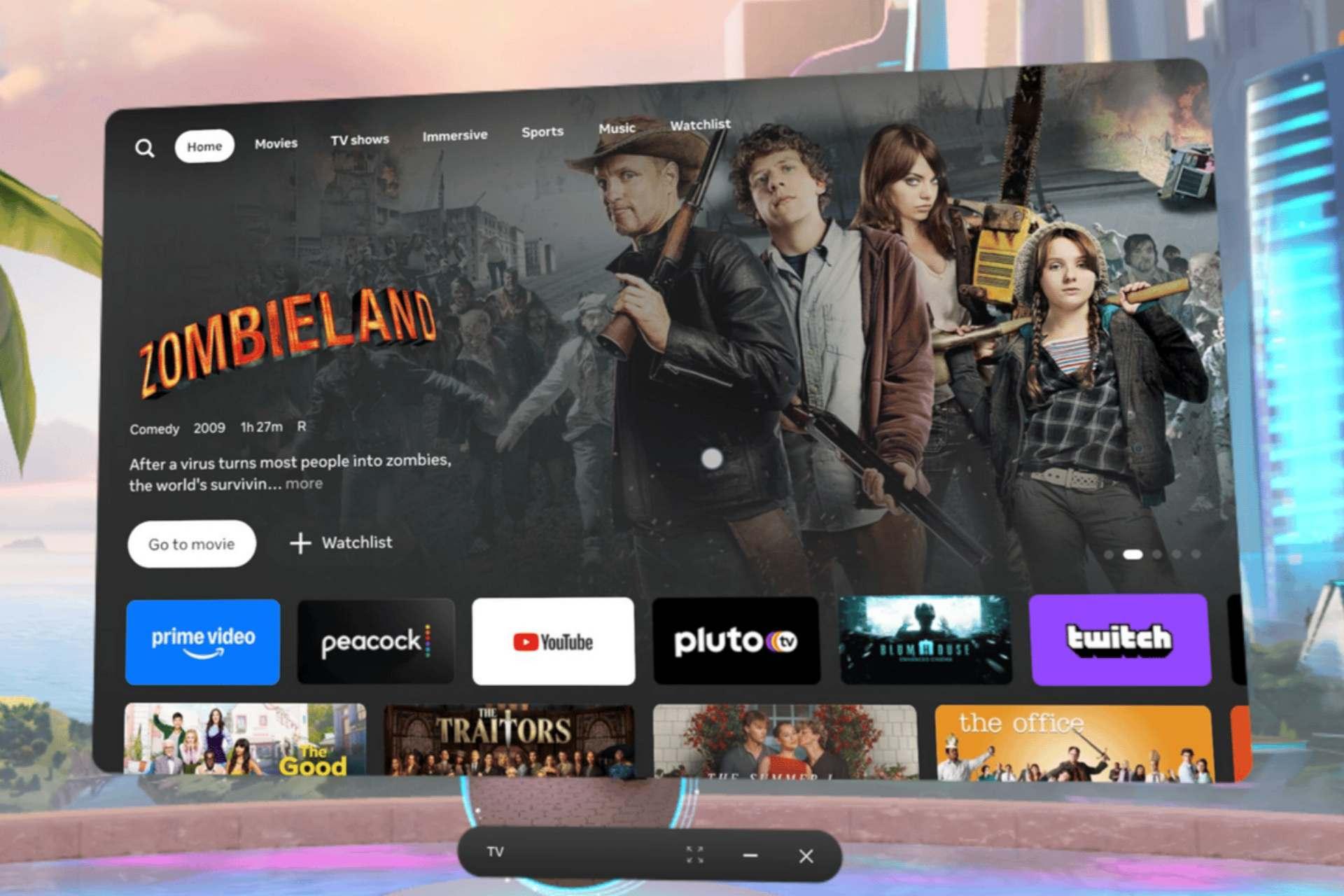 رابط کاربری اپلیکیشن Horizon TV متا